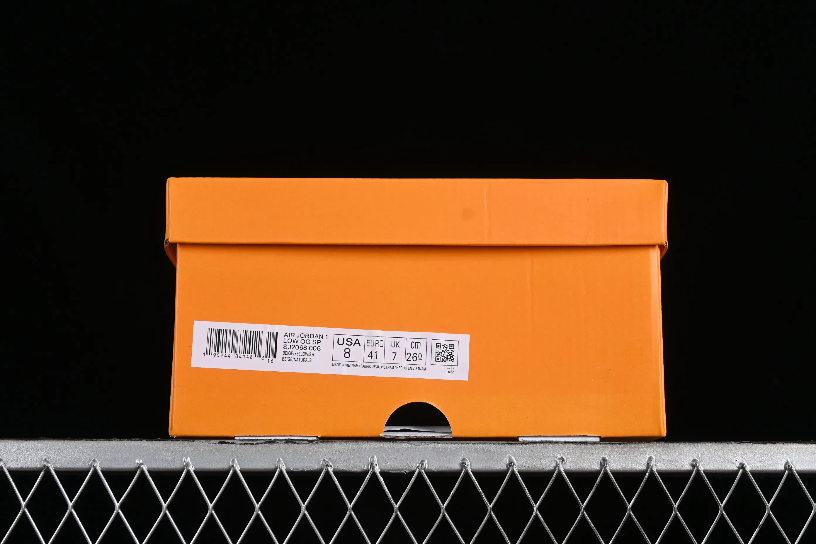 All categories Air Jordan Jordan series basketball shoes Air Jordan 1 Low Travis Scott x Fragment Design x Jordan Air Jordan 1 Low OG SP AJ1 Joe 1LV joint light coffee denim print low-top cultural casual sneakers SJ2068-006